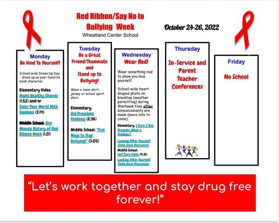 Red Ribbon / Say No to Bullying Week